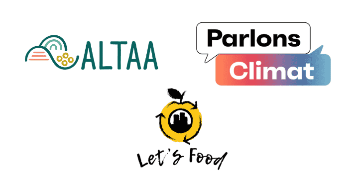 Logo ALTAA, Parlons Climat, Let's Food